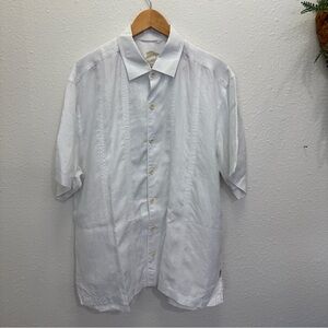 Tommy Bahama White Men's Linen Shirt